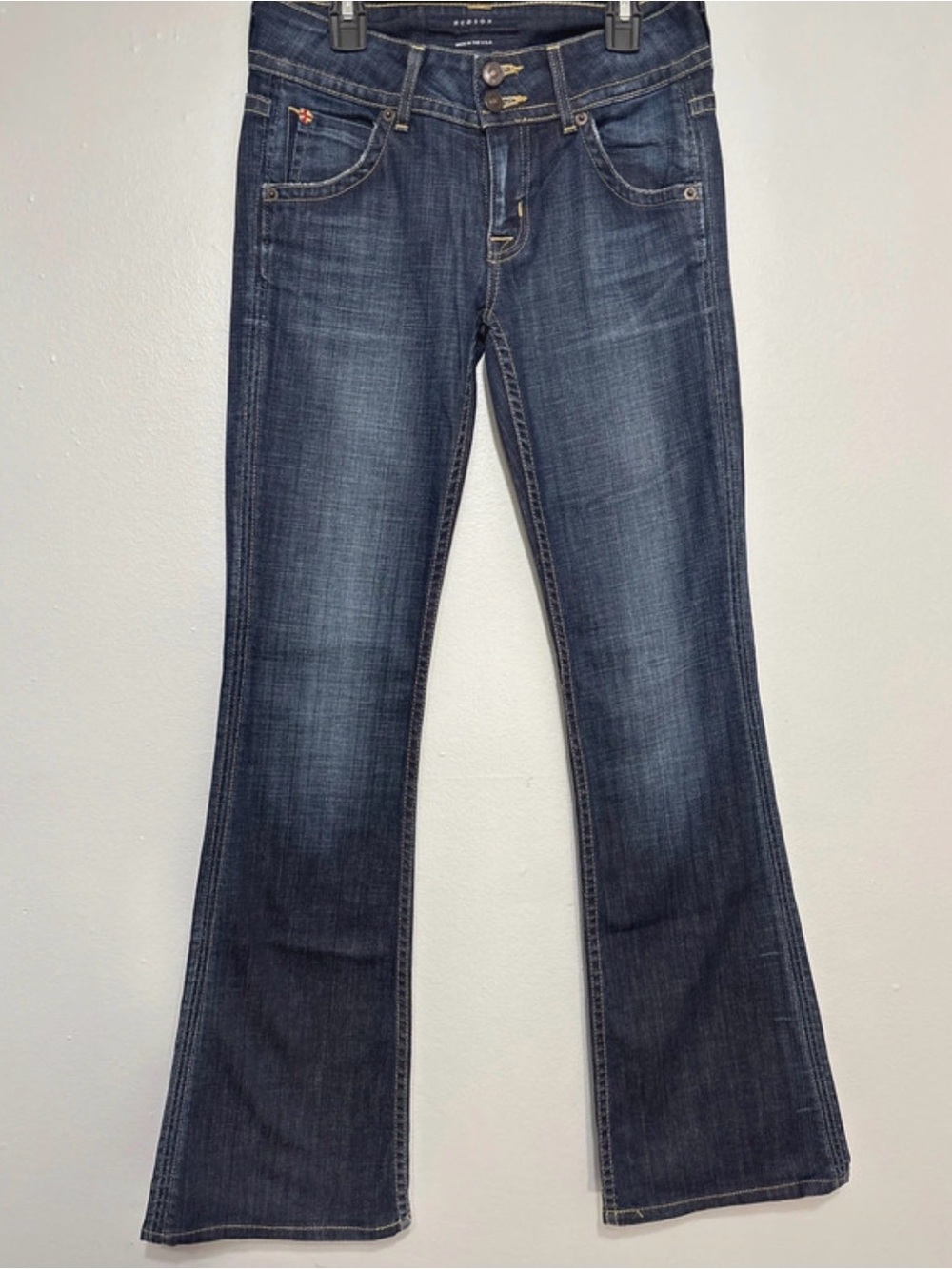 Y2K Hudson Signature Double Button Jeans - Made in USA 25